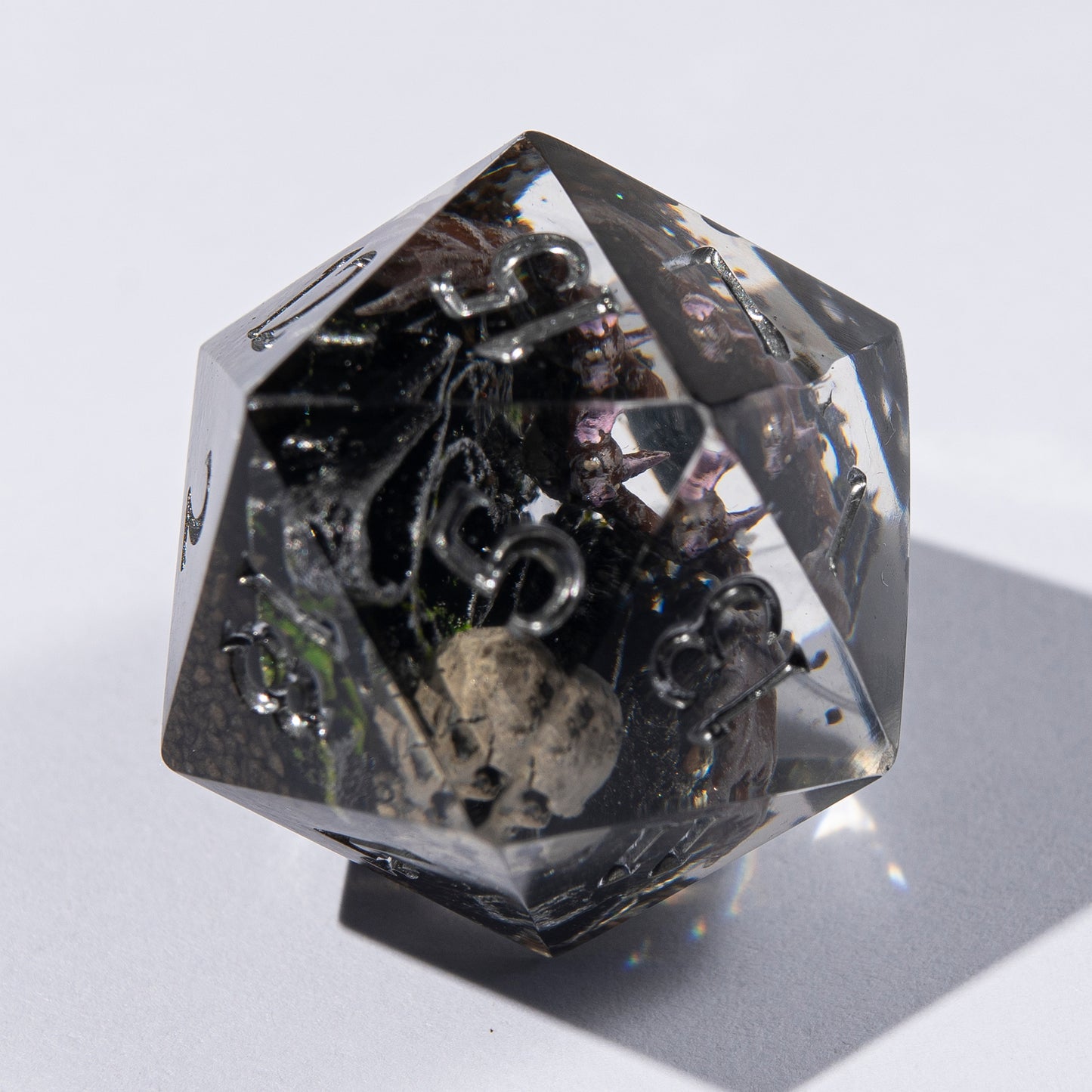DnD, dice, larp, fantasy, dungeons and dragons, ttrpg, handmade, Vampire: The Masquerade, dark aesthetic, dice making, resin dice, dice goblin, handmade dice, custom dice