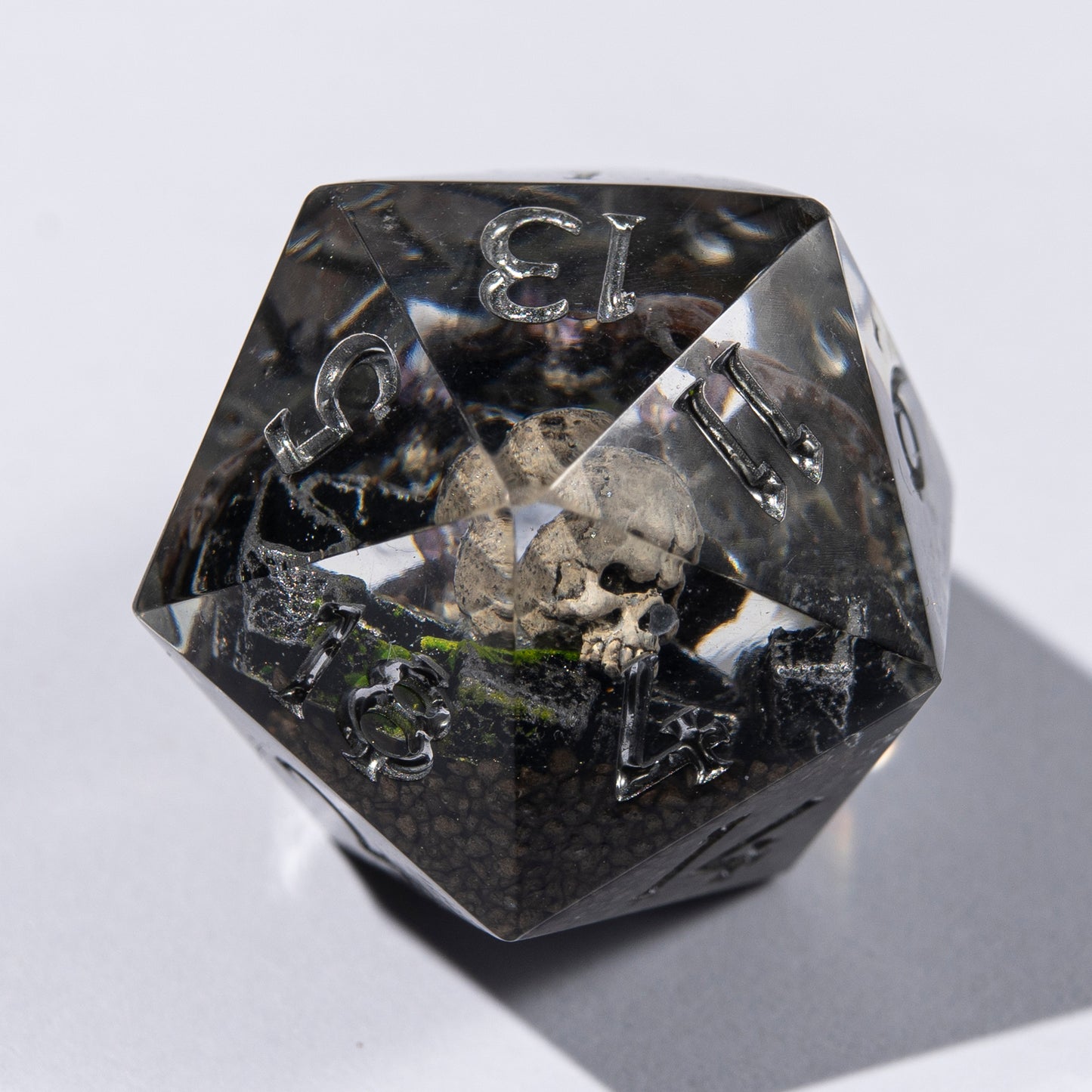 DnD, dice, larp, fantasy, dungeons and dragons, ttrpg, handmade, Vampire: The Masquerade, dark aesthetic, dice making, resin dice, dice goblin, handmade dice, custom dice