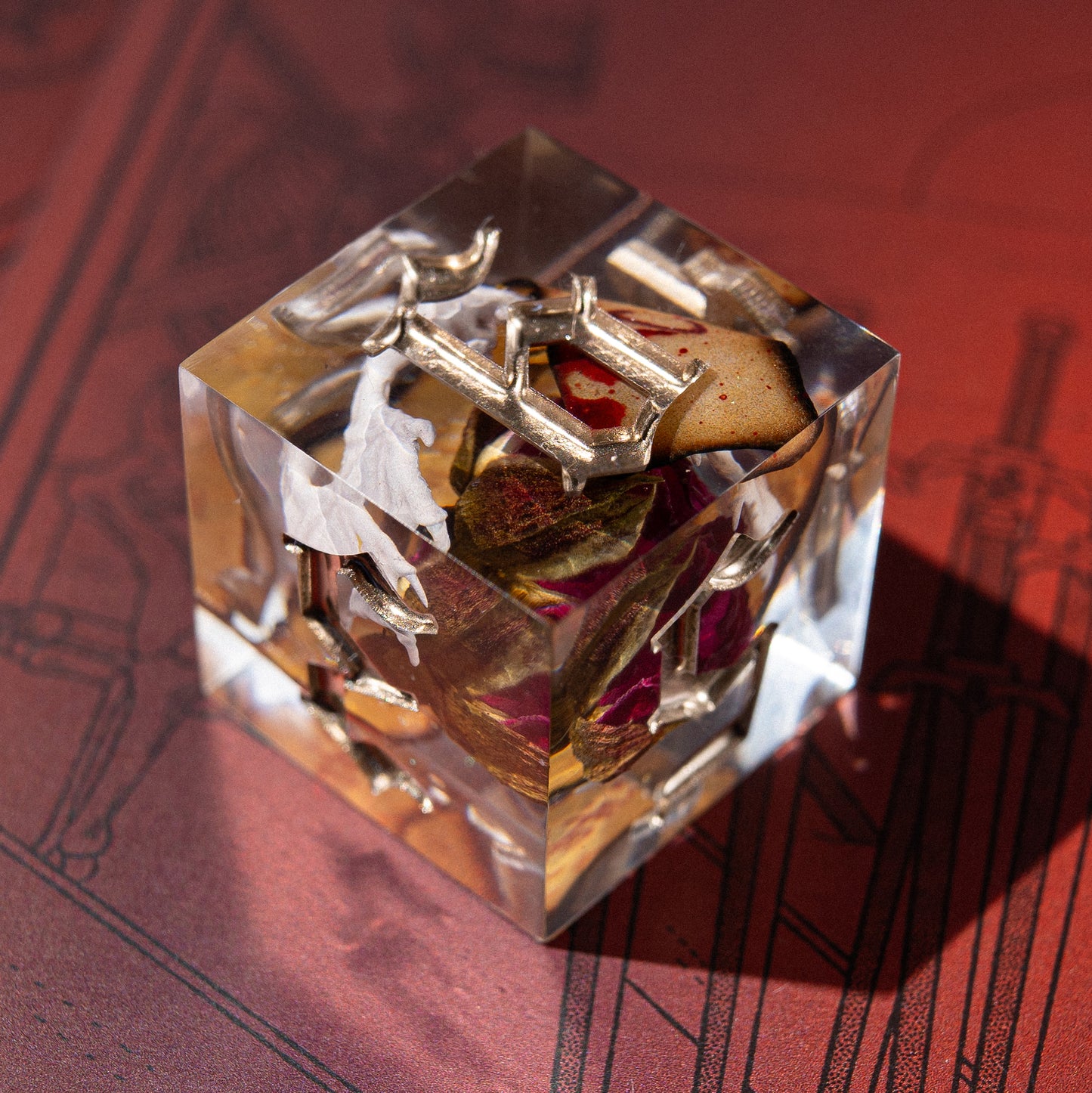 Unique designs: inspired by magic and epic adventures.
Handcrafted: made with love for detail and your gaming experience.
For play and display: perfect for DnD nights or as a collector’s treasure.
Legendary rolls: let your dice become part of every story.
Personal touch: each set carries its own character and charm.
DnD, dice, larp, fantasy, dungeons and dragons, ttrpg, handmade, Vampire: The Masquerade, dark aesthetic, dice making, resin dice, dice goblin, handmade dice, custom dice