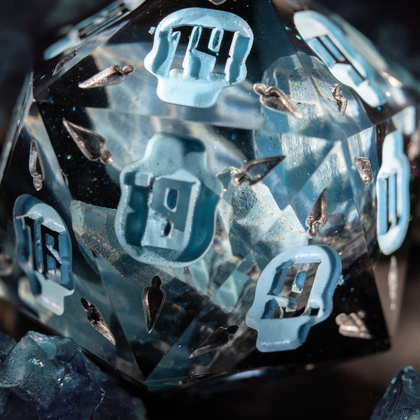 Unique designs: inspired by magic and epic adventures.
Handcrafted: made with love for detail and your gaming experience.
For play and display: perfect for DnD nights or as a collector’s treasure.
Legendary rolls: let your dice become part of every story.
Personal touch: each set carries its own character and charm.
DnD, dice, larp, fantasy, dungeons and dragons, ttrpg, handmade, Vampire: The Masquerade, dark aesthetic, dice making, resin dice, dice goblin, handmade dice, custom dice