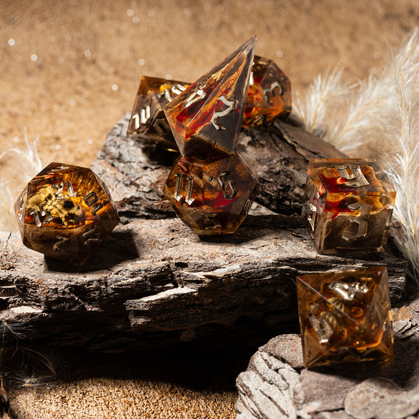 DnD, dice, larp, fantasy, dungeons and dragons, ttrpg, handmade, Vampire: The Masquerade, dark aesthetic, dice making, resin dice, dice goblin, handmade dice, custom dice