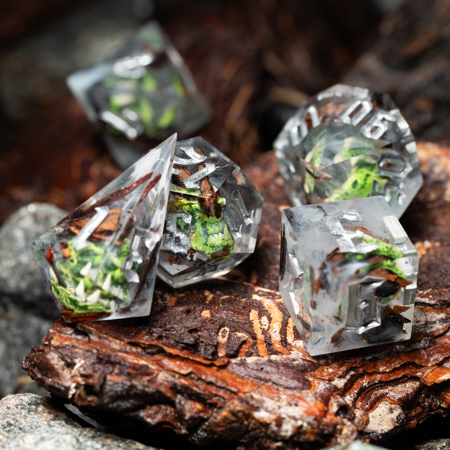 DnD, dice, larp, fantasy, dungeons and dragons, ttrpg, handmade, Vampire: The Masquerade, dark aesthetic, dice making, resin dice, dice goblin, handmade dice, custom dice