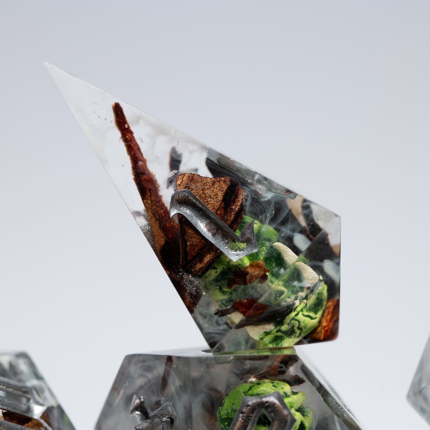 DnD, dice, larp, fantasy, dungeons and dragons, ttrpg, handmade, Vampire: The Masquerade, dark aesthetic, dice making, resin dice, dice goblin, handmade dice, custom dice