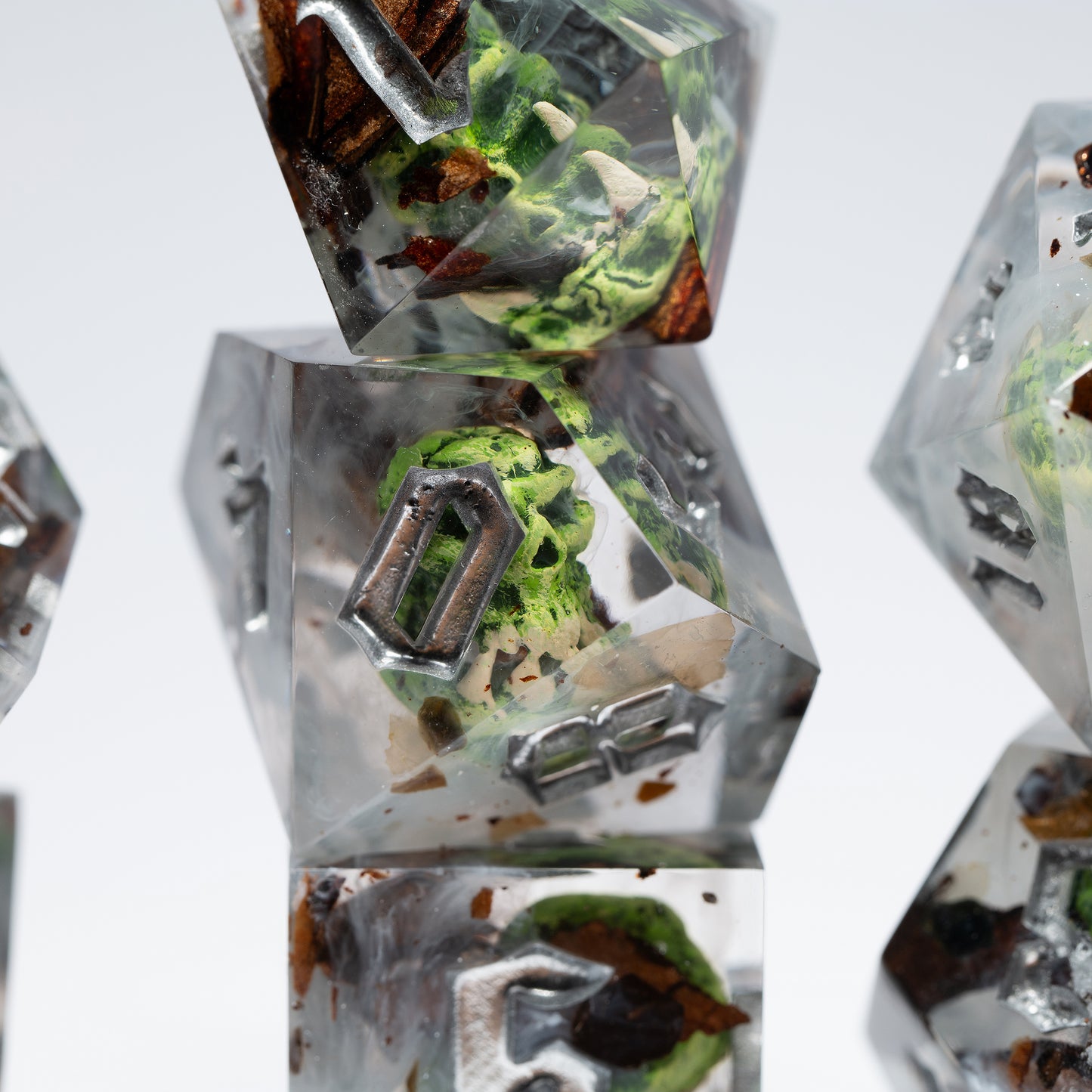 DnD, dice, larp, fantasy, dungeons and dragons, ttrpg, handmade, Vampire: The Masquerade, dark aesthetic, dice making, resin dice, dice goblin, handmade dice, custom dice
