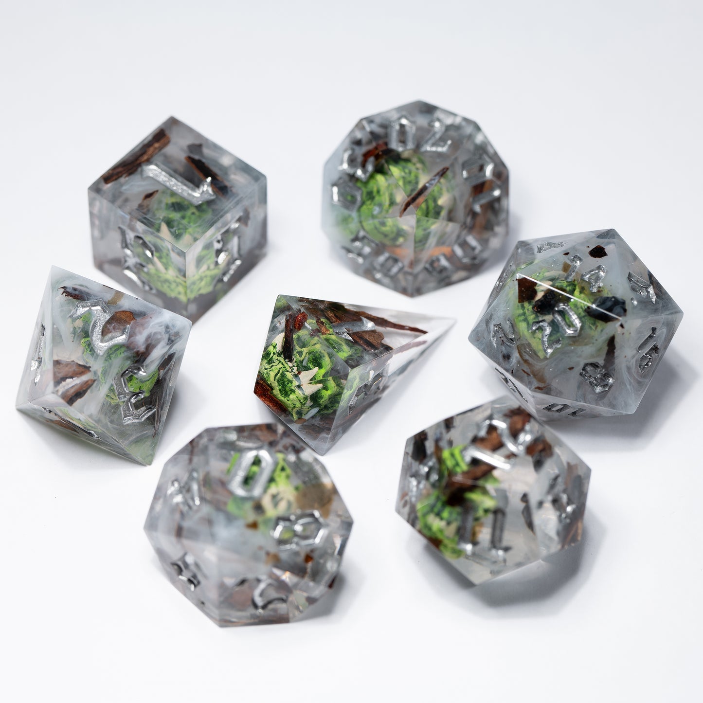 DnD, dice, larp, fantasy, dungeons and dragons, ttrpg, handmade, Vampire: The Masquerade, dark aesthetic, dice making, resin dice, dice goblin, handmade dice, custom dice