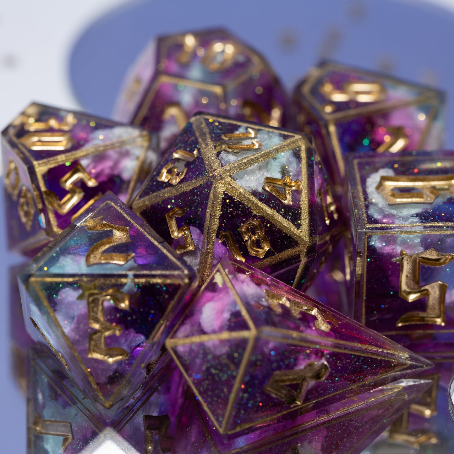 DnD, dice, larp, fantasy, dungeons and dragons, ttrpg, handmade, Vampire: The Masquerade, dark aesthetic, dice making, resin dice, dice goblin, handmade dice, custom dice