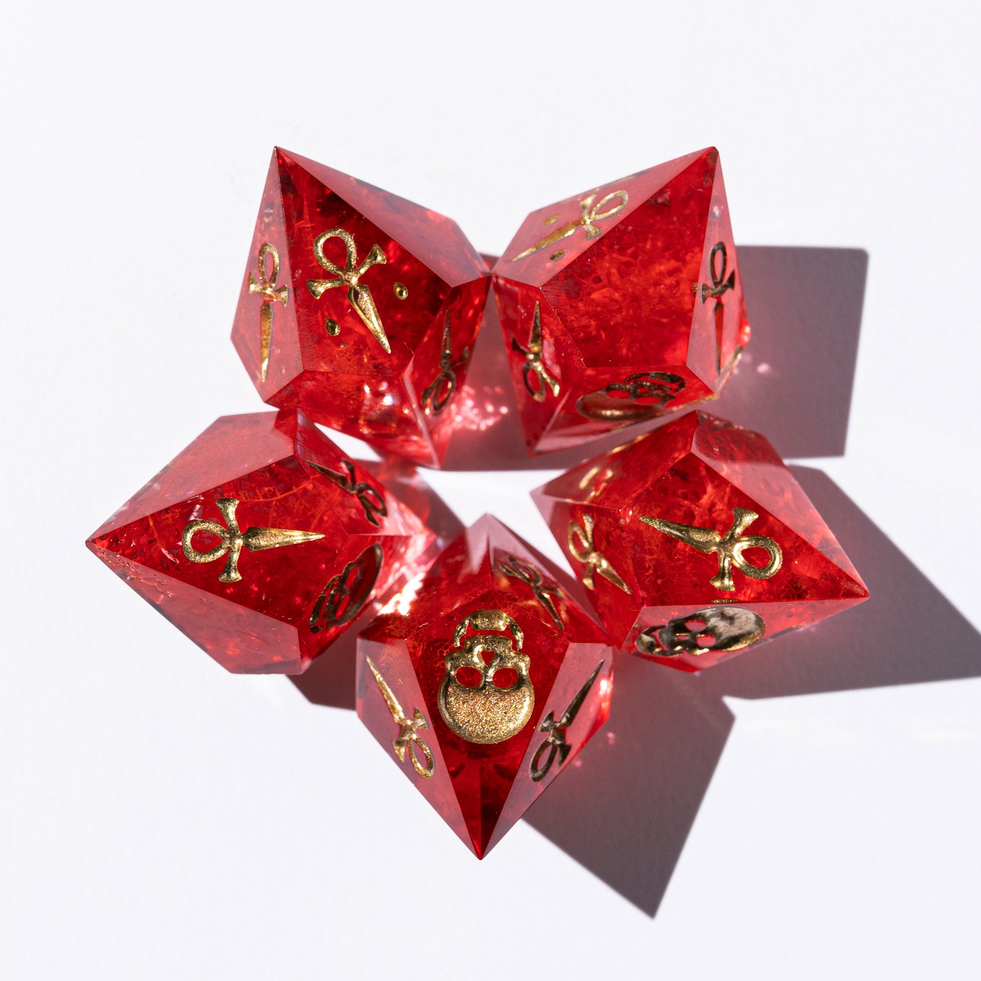 
DnD, dice, larp, fantasy, dungeons and dragons, ttrpg, handmade, Vampire: The Masquerade, dark aesthetic, dice making, resin dice, dice goblin, handmade dice, custom dice