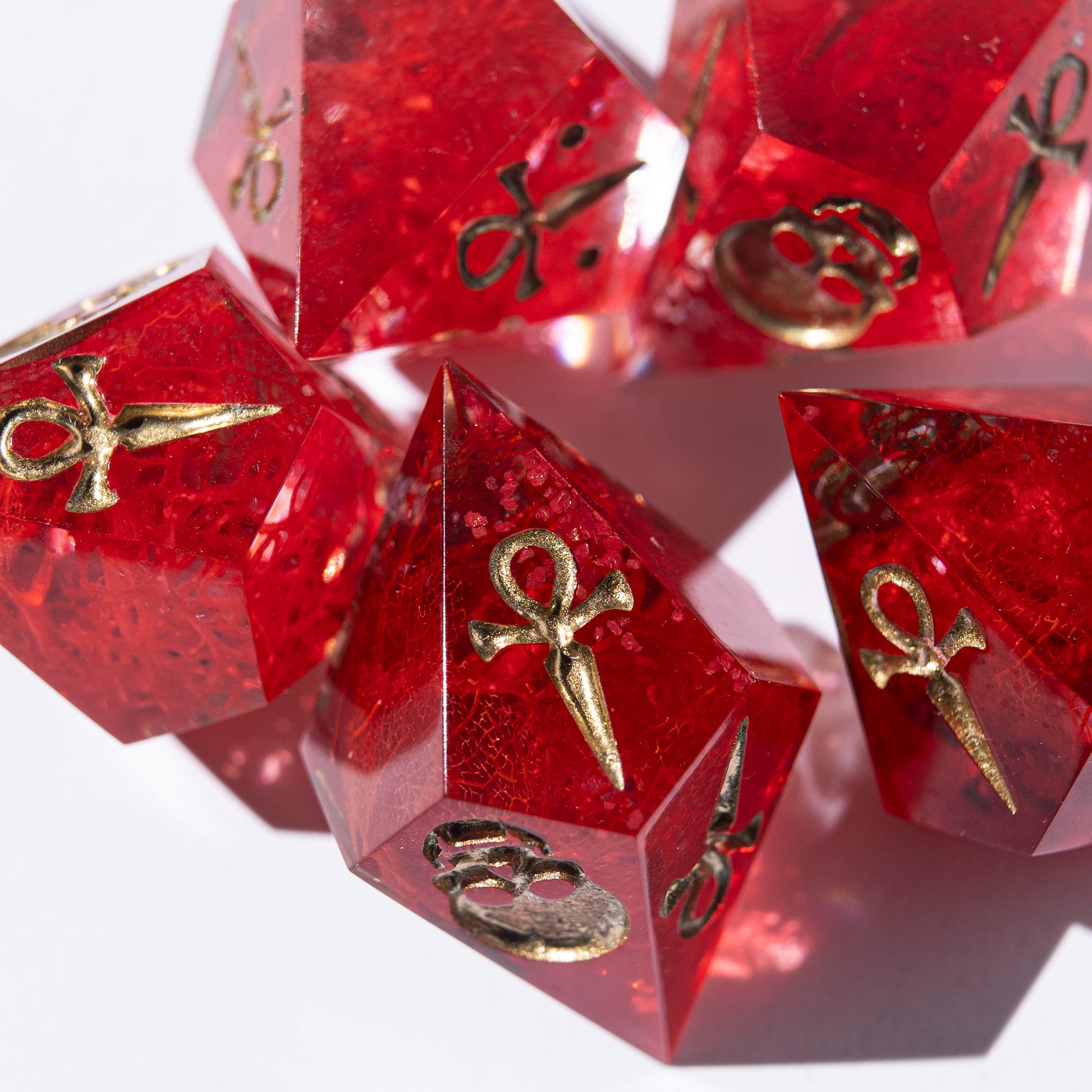 
DnD, dice, larp, fantasy, dungeons and dragons, ttrpg, handmade, Vampire: The Masquerade, dark aesthetic, dice making, resin dice, dice goblin, handmade dice, custom dice