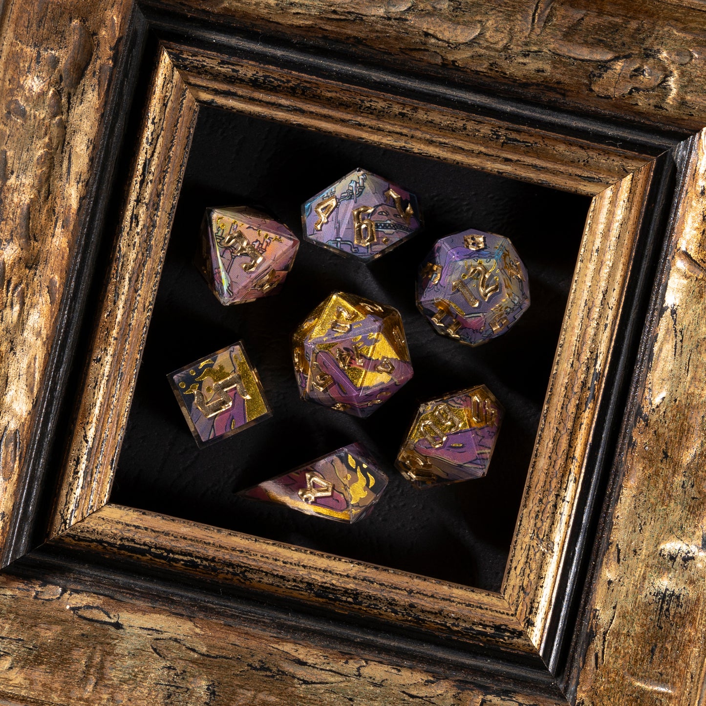 
DnD, dice, larp, fantasy, dungeons and dragons, ttrpg, handmade, Vampire: The Masquerade, dark aesthetic, dice making, resin dice, dice goblin, handmade dice, custom dice