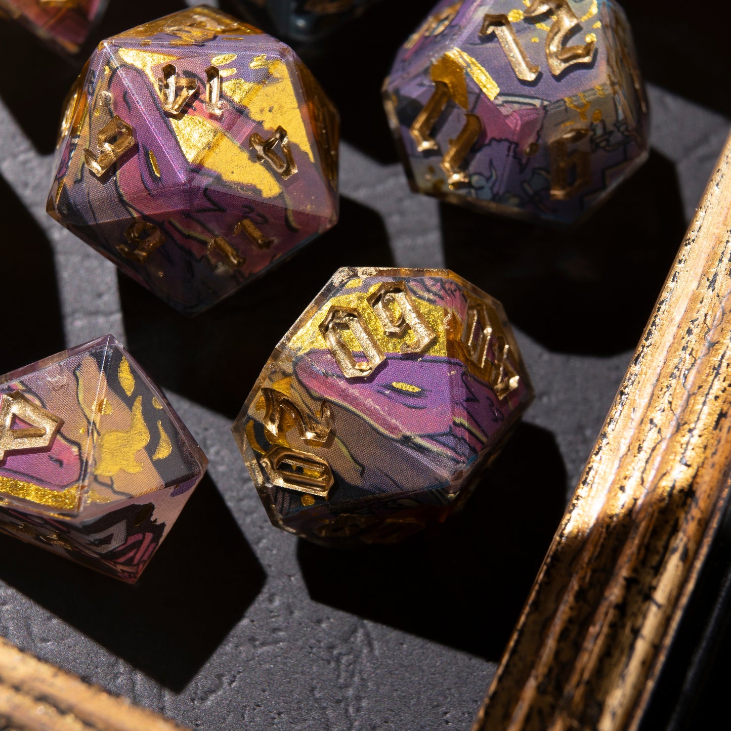 
DnD, dice, larp, fantasy, dungeons and dragons, ttrpg, handmade, Vampire: The Masquerade, dark aesthetic, dice making, resin dice, dice goblin, handmade dice, custom dice