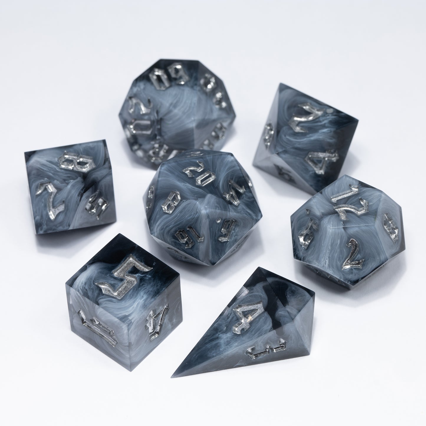 
DnD, dice, larp, fantasy, dungeons and dragons, ttrpg, handmade, Vampire: The Masquerade, dark aesthetic, dice making, resin dice, dice goblin, handmade dice, custom dice